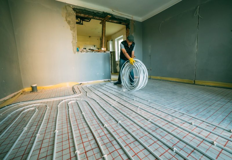Pipefitter installing system of heating